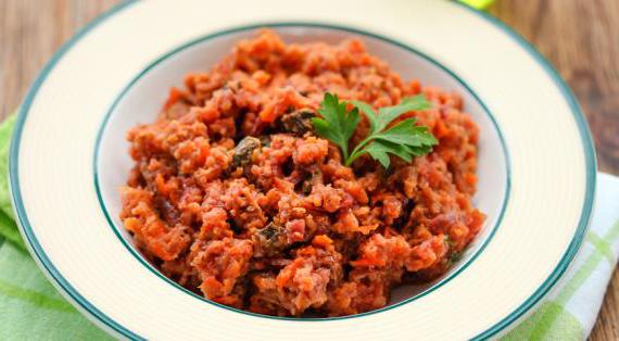 Ароматная каша Северная с овощами и грибами