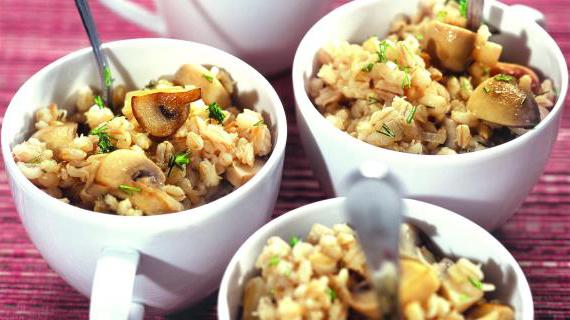 Вкусная перловая каша с грибами: традиционный способ приготовления