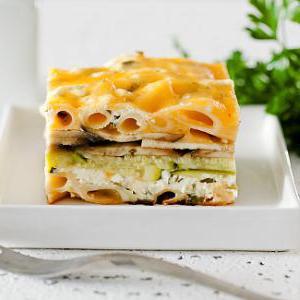 Ароматная запеканка с макаронами, кабачками и баклажанами в мультиварке