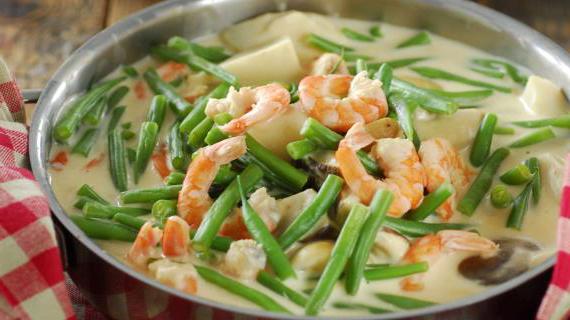 Ароматное фрикасе из креветок с фасолью и грибами — вкусная и питательная закуска