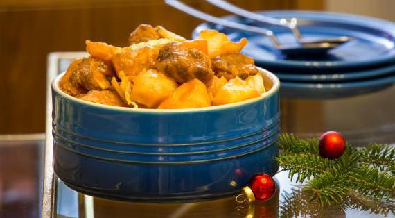 Ароматное говяжье рагу с овощами