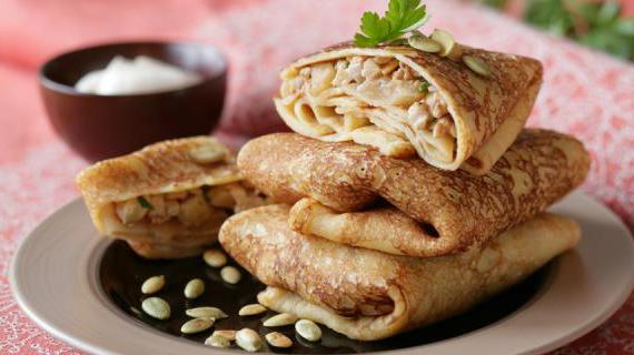 Ароматные блинчики с куриным фаршем для всей семьи