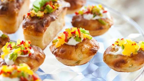 Ароматные мексиканские кукурузные кексы с перцем