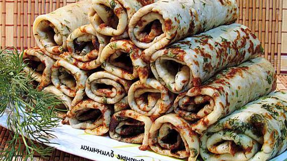 Ароматные сырные блины с укропом — пошаговый рецепт
