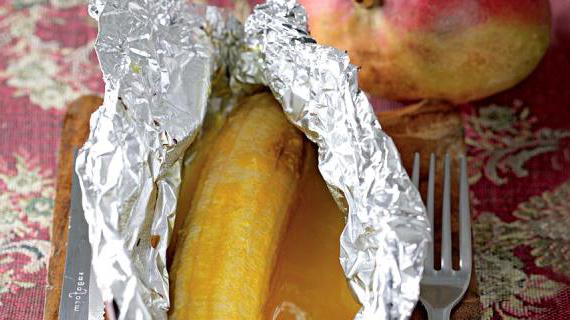 Ароматные запеченные бананы с тропическими нотками