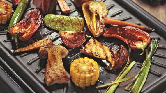 Инновационный гриль с белыми грибами и овощным ассорти: вкус, аромат и текстура