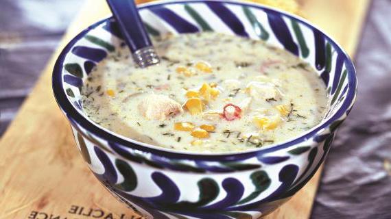 Ароматный мексиканский кукурузный суп с курицей