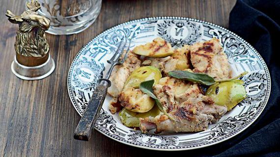 Вкусный шашлык из цесарки с яблоками и горчицей: пошаговый рецепт