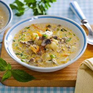Вкусный говяжий суп с шампиньонами, приготовленный в мультиварке