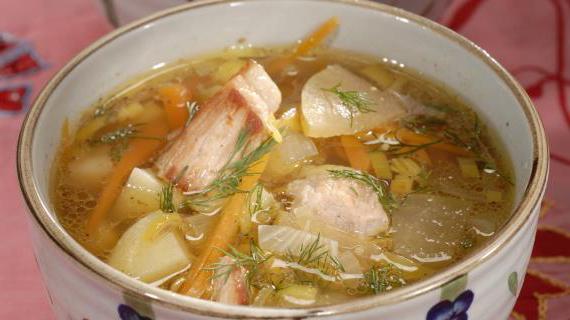 Ароматный суп со свининой и яблоками – вкусное и необычное блюдо