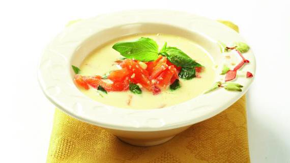 Ароматный сырный суп с помидорами — быстрый и вкусный рецепт