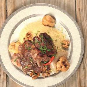 Вкуснейший таджин из баранины с грецкими орехами и вяленым инжиром