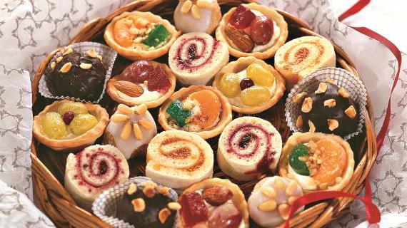 Десертные корзиночки с фруктами и кремом