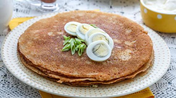 Гречневые блины - классический рецепт с дрожжами