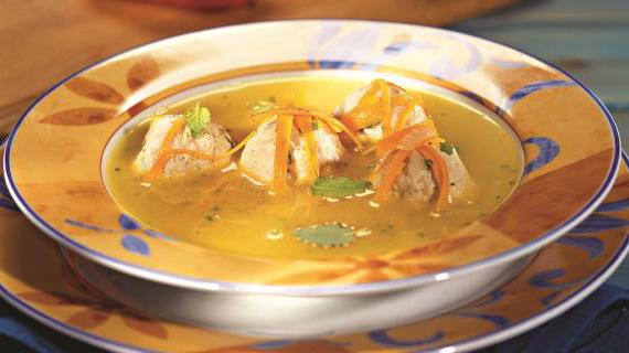 Итальянский овощной суп с ароматными фрикадельками из курицы