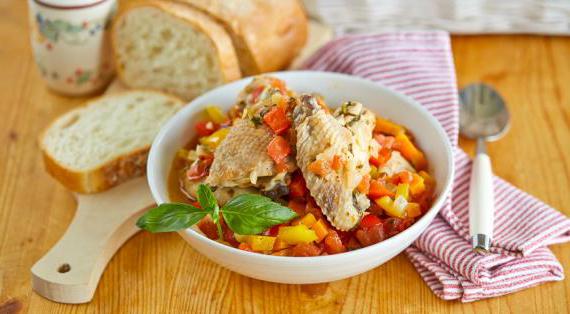Итальянское блюдо: Курица Каччиаторе