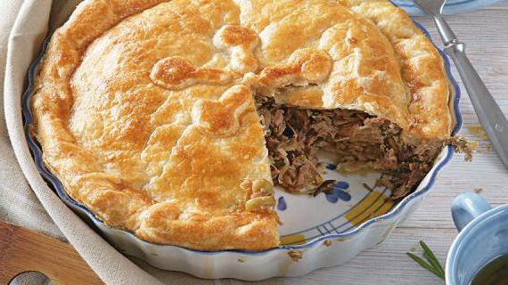 Изысканный пирог с уткой и эстрагоном