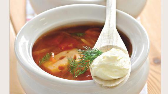 Классические щи с говядиной и белыми грибами
