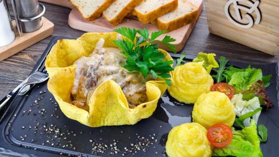 Классический Бефстроганов с Грибами