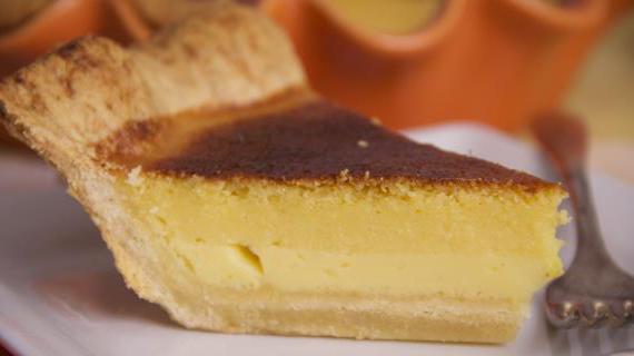 Классический лимонный шахматный пирог (Lemon Chess Pie) с ноткой цитруса