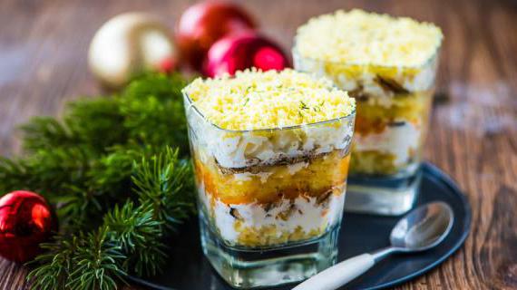Классический салат мимоза с шпротами: пошаговый рецепт приготовления