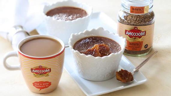 Кофейный крем-брюле с карамелью и ароматом кофе Moccona Caramel