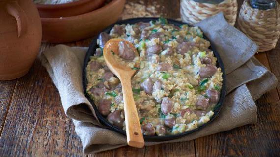 Ленивый шотландский хаггис из куриных сердечек - быстрый рецепт для всей семьи