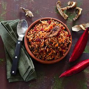 Вкусная и полезная каша «Северная» с овощами и грибами в мультиварке