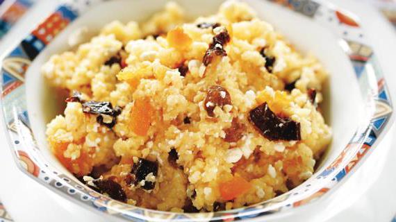 Питательная пшенная каша с творогом и изюмом: пошаговый рецепт