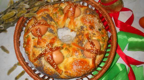 Праздничная пасхальная коса с сытной начинкой по оригинальному рецепту Сары Папа