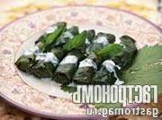 Рецепт долмы с бараниной и виноградными листьями