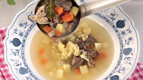 Рецепт юшки с куриными потрошками: классический украинский суп