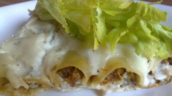 Рецепт каннеллони с ароматным мясным фаршем и морковью