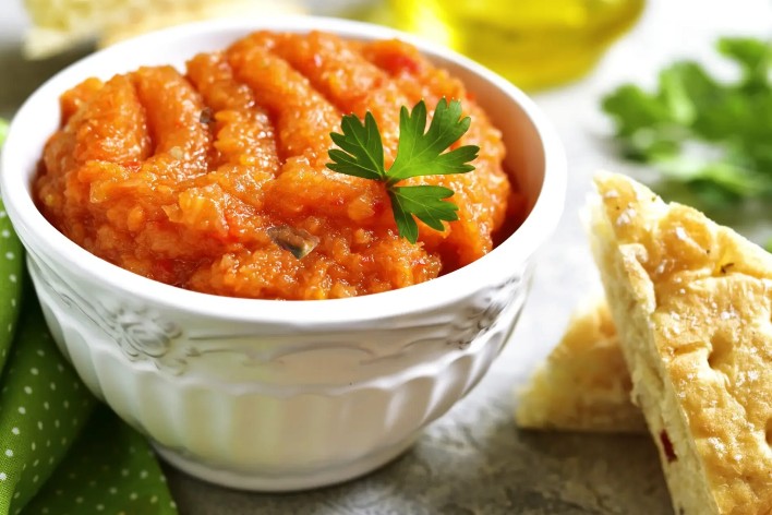 Рецепт оранжевой икры с яблоками и морковью
