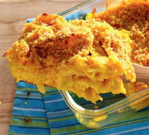 Рецепт пасты карри с сырным соусом и хрустящей корочкой