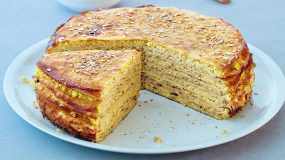 Рецепт приготовления блинницы с кашей и яйцом