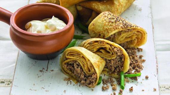 Вкусные мясные блинчики: простой и сытный рецепт