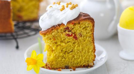 Рецепт приготовления царского пасхального кулича с изюмом и цукатами