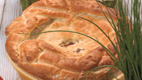 Рецепт татарской губадии с мясной начинкой и ароматными сухофруктами