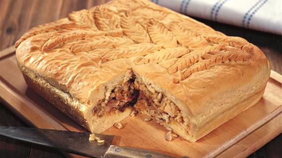 Рождественский пирог с цыпленком и грибами — праздничный рецепт на любой стол