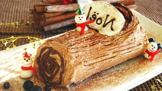 Рождественское Полено «NOEL» — Рецепт Вкусного и Красивого Торта-рулета