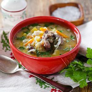 Русский юшка с куриными потрошками, приготовленный в мультиварке