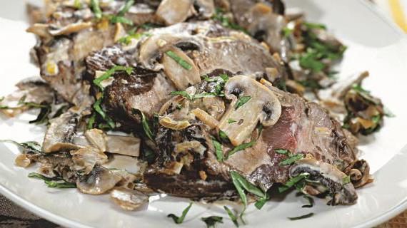 Сочный и ароматный рецепт говядины с грибами и специями