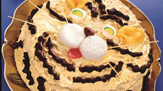 Волшебный Торт Безе «Тигренок» – Вкусная Игрушка из Бананов и Крема