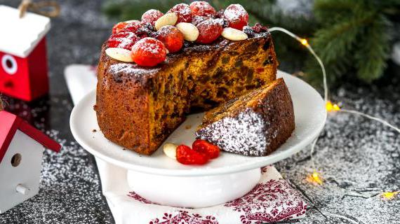 Традиционный рождественский кекс с изысканным вкусом