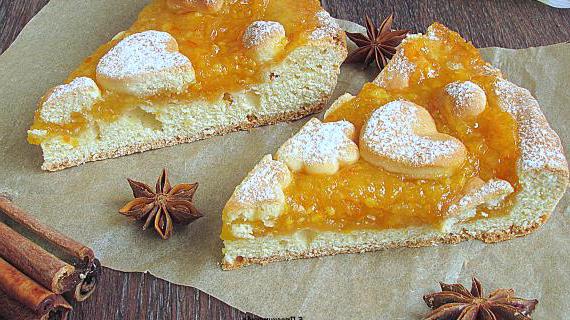 Цитрусовый пирог с апельсиново-лимонной начинкой