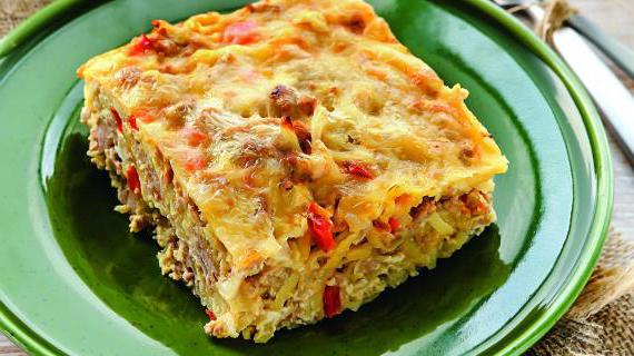 Вкусная мясная запеканка для сытного завтрака