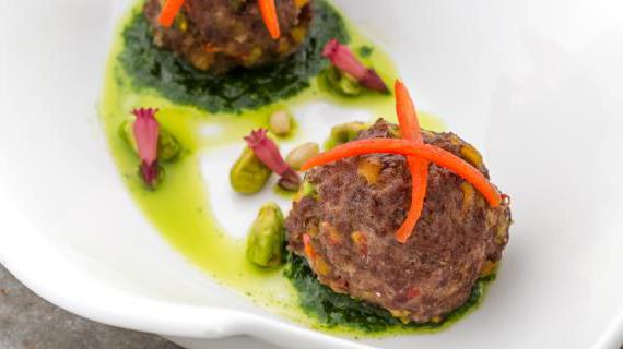 Вкуснейшие арабские мясные шарики с орехами и курагой