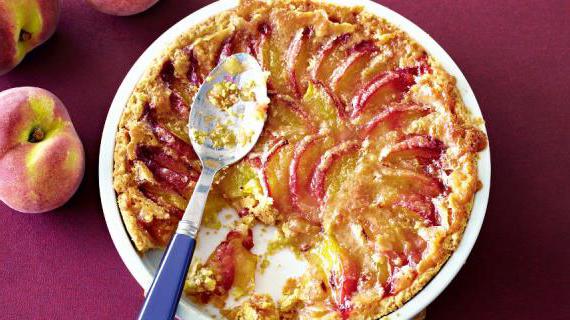 Вкуснейший персиковый пирог на оливковом масле