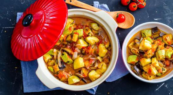 Вкусное овощное рагу с баклажанами и кабачками для всей семьи